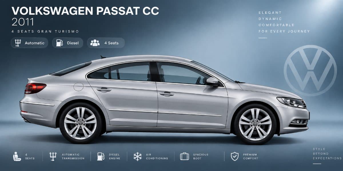 Volkswagen Passat CC 2011 – rental in Sarajevo